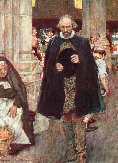 Shakespeare wandelt in de oude St Paul
