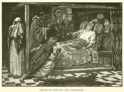 De dood van Eduard de Belijder door after William Henry Margetson