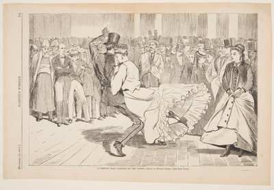 Een Parijse Bal – Dansen bij de Mabille, Parijs door after Winslow Homer