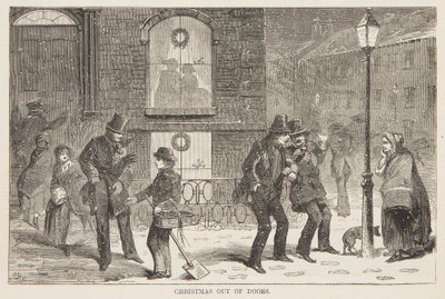 Kerstmis Buiten door after Winslow Homer
