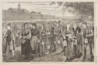 New England Fabrieksleven – "Bel-Tijd" door after Winslow Homer