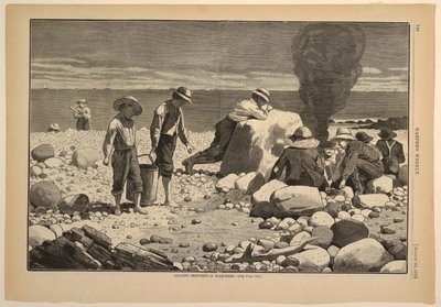 Schetsen aan Zee – Een Klam-Bak door after Winslow Homer