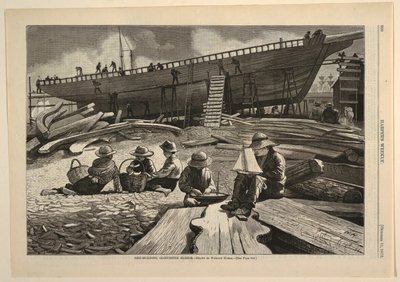 Scheepsbouw, Gloucester Haven, uit Harper