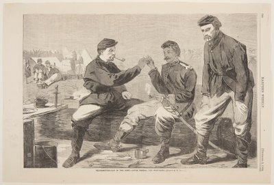 Thanksgiving-Day in het Leger – Na het Diner: Het Wensbeen door after Winslow Homer