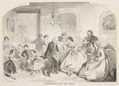 Thanksgiving Day – De dans door after Winslow Homer