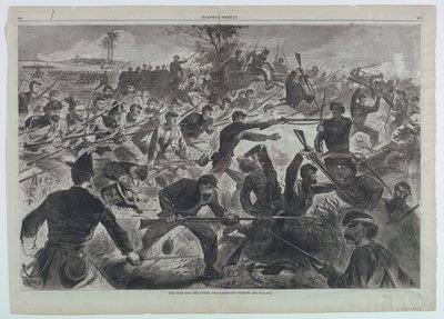 De Oorlog voor de Unie, 1862 – Een Bajonetaanval door after Winslow Homer
