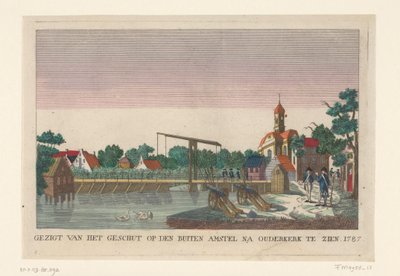 Batterij te Ouderkerk, 1787 door anonymous (attributed to)