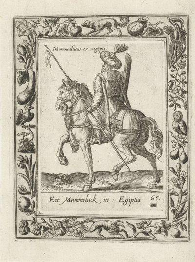 Mammeluk te paard door anonymous (attributed to)