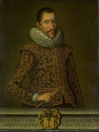 Portret van Jan Pietersz Coen, Gouverneur-Generaal van Nederlands-Indië door anonymous (copy after)