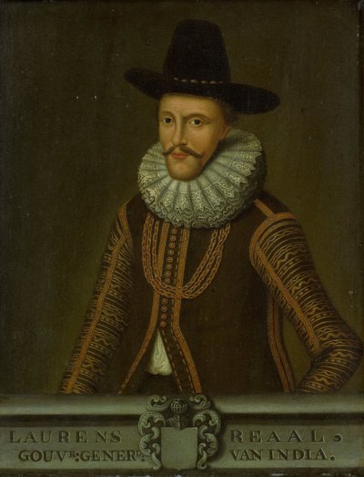 Portret van Laurens Reael, Gouverneur-Generaal van Nederlands-Indië door anonymous (copy after)