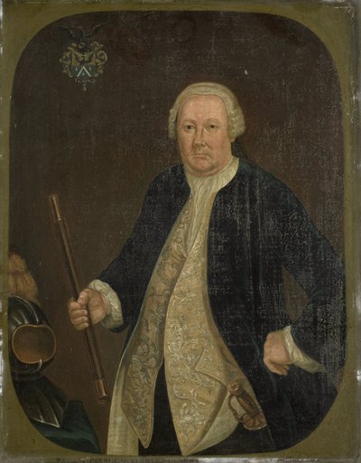 Portret van Petrus Albertus van der Parra, gouverneur-generaal van de Verenigde Oost-Indische Compagnie door anonymous (copy after)