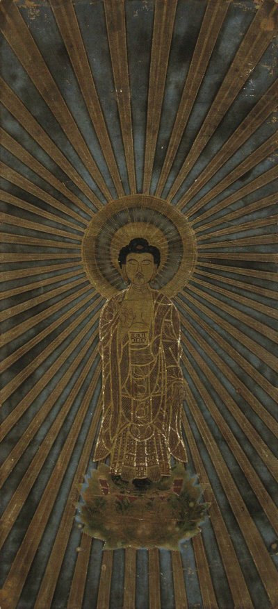 Amida manifesterend in het Dharma-lichaam van gepaste middelen door anonymous 
