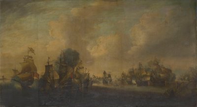 De slag om de Downs, 21 oktober 1639 door anonymous 