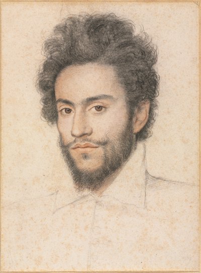 Jonge Man met een Baard door attributed to François Quesnel
