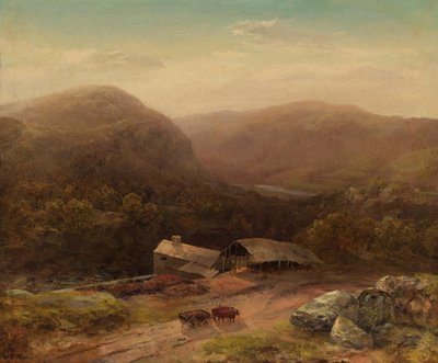 In de Housatonic Vallei door attributed to Homer Dodge Martin