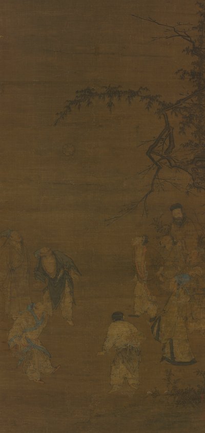 De voetballers door attributed to Ma Yuan