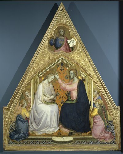 De kroning van de Maagd door c.1370 1425 Lorenzo Monaco