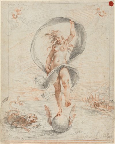 Allegorische figuur door called Cavaliere d