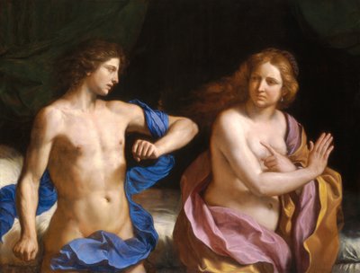 Amnon en Tamar door called Guercino Giovanni Francesco Barbieri