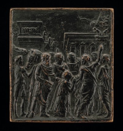 Augustus en de Sibylle door called Riccio Andrea Briosco