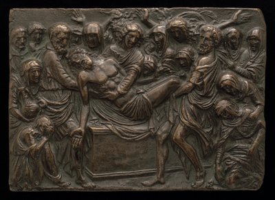De Graflegging van Christus door called Riccio Andrea Briosco