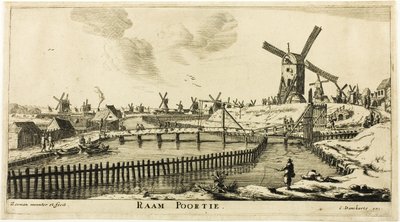 Raampoort, uit De Acht Stadspoorten van Amsterdam door called Zeeman Reinier Nooms