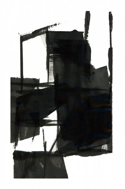 Abstracte zwarte structuren door cartissi