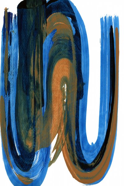 Abstract: Blauw en Oranje door cartissi