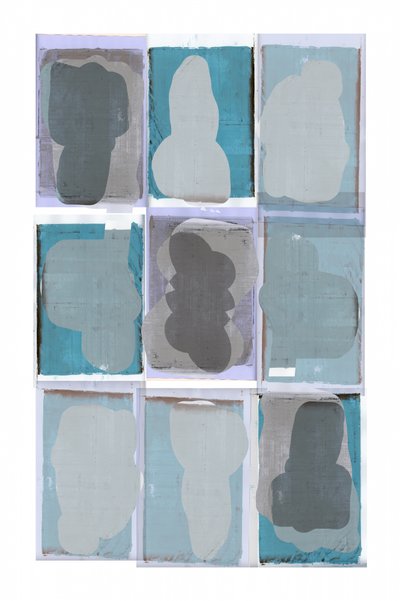 Abstract kleurenraster door cartissi