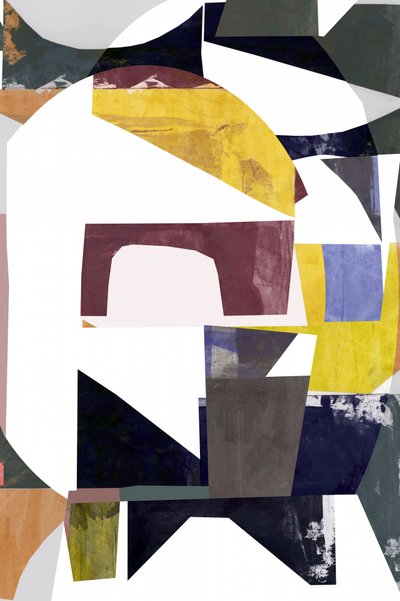 Collage van abstracte vormen door cartissi