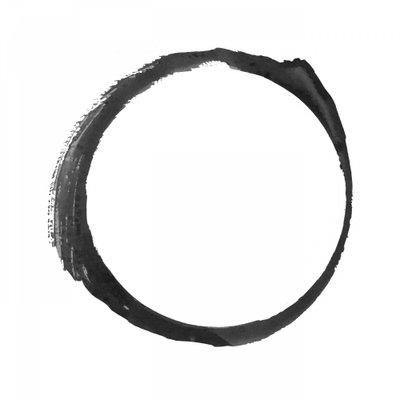 Abstracte Zen-cirkel door cartissi