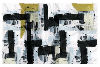 Gedurfde geometrische abstracte kunst door cartissi