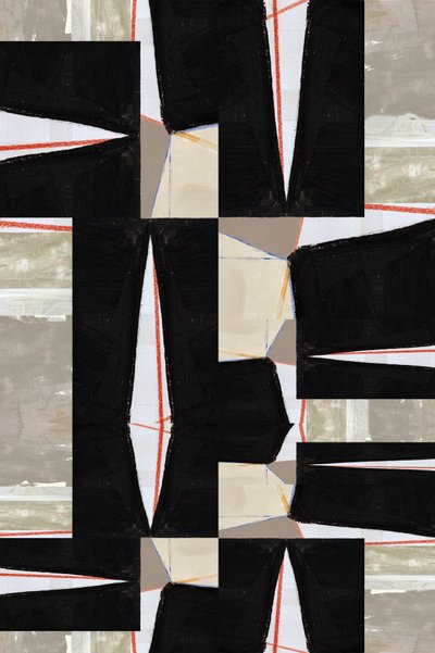 Gedurfde geometrische abstracte kunst door cartissi
