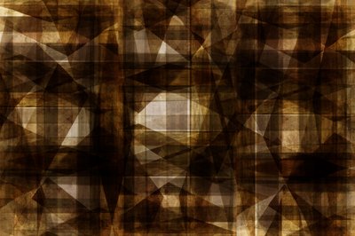 Bruine gestructureerde geometrische patronen door cartissi