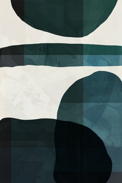 Rustige abstracte stroming door cartissi