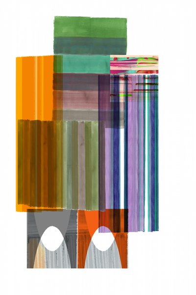 Kleurrijke abstracte lagen door cartissi