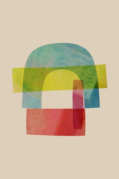 Kleurrijke abstracte vormen door cartissi