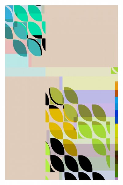 Kleurrijke abstracte vormen door cartissi