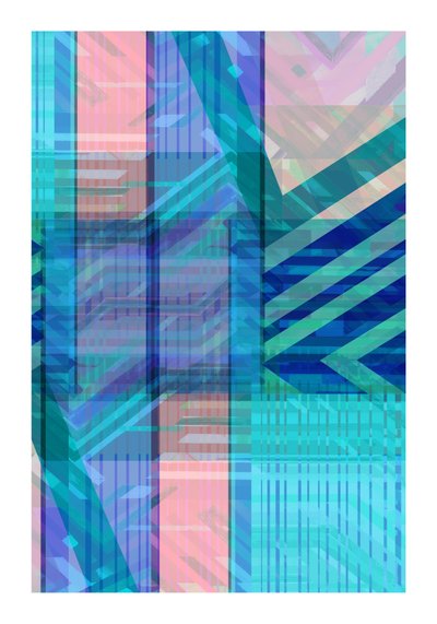 Kleurrijk, geometrisch en abstract door cartissi