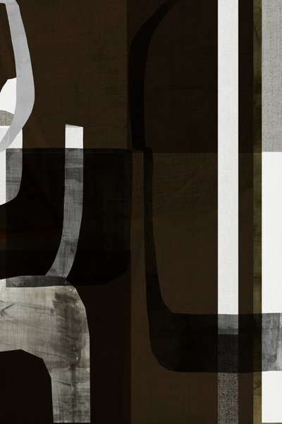 Donkere minimalistische abstractie door cartissi