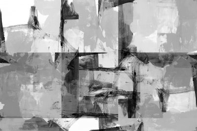 Dynamisch abstract grijswaardenbeeld door cartissi