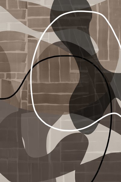 Aardse abstracte rondingen door cartissi