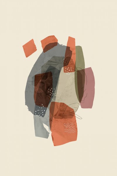 Aardse abstracte vormen door cartissi