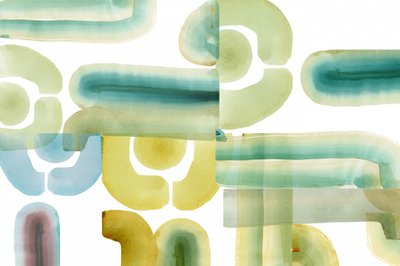 Vloeiende abstracte vormen door cartissi