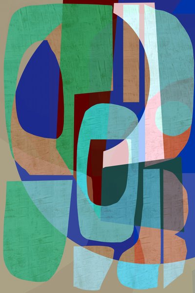 Vloeiende, abstracte vormen door cartissi