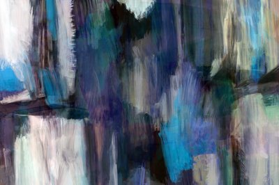 Vloeiende blauwgroene tinten door cartissi