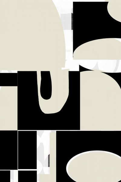 Vloeiende geometrische abstractie door cartissi