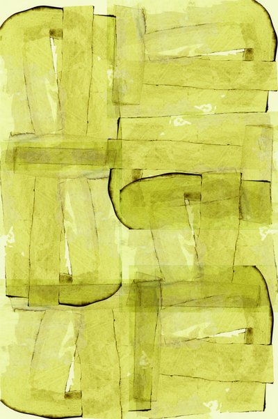 Vloeibaar groen – Abstract door cartissi