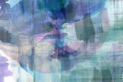 Vloeibare aquarel, abstract door cartissi