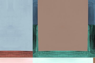 Geometrische kleurblokken door cartissi